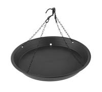 Dickly Birdhouse with Large for Food And Water in The Garden, Black