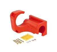 Dickly Bracket Pressure Washer Holder Rack Hanger With Curved Top Hook And Lower Cradle For Fast Placement Suitable for garage storage workshop organization cleaning station setup , Red , Reinforced