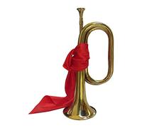 Dickly Brass Orchestra with Red Cloth Blowing Bugle for Show Training Beginners