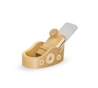 Dickly Brass Planing Implement Mini Thumb Plane Block Plane Hand Plane Wood Plane with and Knurled Adjuster for Fine Trimming and Detail Work Suitable for, 42mm, 2号凸底刨