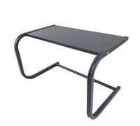 Dickly Bridge-Shaped Microwave Oven Rack Heavy Duty Carbon Steel Countertop Organizer Rack Versatile Shelf for Apartments, Utility Environs, Gray