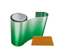 Dickly Car Sun Visor Strip Tint Film, 7.9" x 59" Windscreen Sunstrip Film, Front Windshield Shade DIY Sticker Universal Pvc, Graduate Opacity Windshield Solar Protection Film for Most Cars, Green