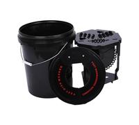 Dickly Car Washing Pad Washer, Plastic Wash Bucket Machine with Handle & Lid, Cleaning for Foam Pads Wool Buffer Pads Polishing Pads Foam Pads Felt Discs Buffing Balls Buffer Pads