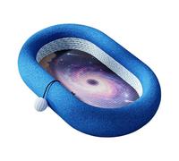 Dickly Cat Bed, Scratching Board, Lounger, Claw Care Toy with Flannel And Non-slip Bottom for Pets, Furniture Protection, Gifts for The Home, Oval