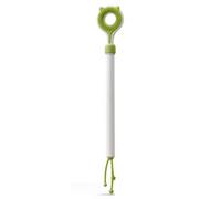 Dickly Cat Massage Scratcher Telescopic Scratcher Teaser Grooming Toy Massage Tool With Massage Nubs And Sided Touch TPE Extendable Handle Suitable for small cat workouts playful, Green