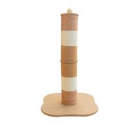 Dickly Cat Scratching Column Pole Stand With Sisal Wrap Woven Surface Teaser Toy Ball Firm Tall Height suitable for indoor activity stretching claw maintenance home decoration
