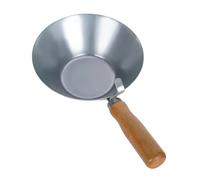 Dickly Cement Bucket Thickened Carbon Steel Strong Water Ladle Mortar Stirring Ergonomic Handle Cement Spoon for Mud Drywall