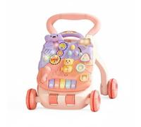 Dickly Children Activity Activity Table Stand Toy with Lights Music and Activity Panel for Time and Walking Suitable for First Steps Indoor Play Parent supervised use, Style to 2