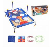 Dickly Children Throwing Game Board Set Target Toss Toss Toy With Sturdy Rectangular Board And Stable Base Oxford Cloth And With Storage Bag Suitable for Backyard Games Camping Trips Community Events