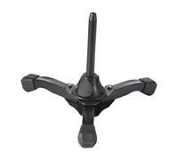 Dickly Clarinet Stand Holder 3 Leg Metal Support, Professional Portable Foldable Tripod Holder Stand for Performance, black
