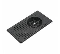 Dickly Commercial Bar Washer Built-in Glass Washer Stainless Steel Cup Rinser Removable Structure Press Cup Washer Suitable for Drink Service Area Bartender Workspace, Black