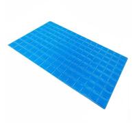 Dickly Cooling Gel Pillow Flexible Gel Pad Rectangular Sheet Embossed Surface Polyurethane Suitable for Child, 55 34cm