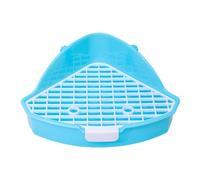 Dickly Corner for, 25 X 17 X 10 Cm, Easy to Clean, Also Suitable As A Toilet for Chinchillas, blue