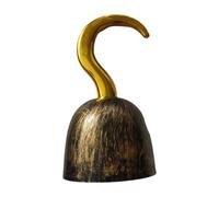 Dickly Costume Pirate Hook Toy Halloween Creative Role Playing Lifelike for Party Masquerade Celebration Boys Girls, Gold