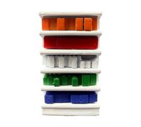 Dickly Diorama Accessories in 1:64 Scale for Supermarkets, Display Pieces, DIY Decorations, Miniature Supermarket Scenes, Ornaments, White Shelf