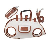 Dickly Dog Carrier Bag, Travel Carrier Bag, Oxford, Lightweight Dog Harness with Treat Pocket for Outdoors, Camping, Hiking, Walking, M