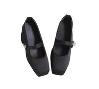 Dickly Doll High Heels Classic Strap Chunky Heel Shoes Resin Accessories Timeless Design Suitable for Display Photography Home Styling, Black, Black