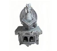 Dickly Dragon Wall Light Outdoor Wall Lamp Reading Dragon Statue Night Light Sconce Solar Powered Resin Weather Resistant suitable for front door porch steps