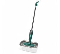 Dickly Electric Floor Mop Cordless Spraying House Cleaner USB-Powered Rotating Mop Head Dust Management Suitable for Home Cleaning Room , Green