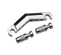 Dickly Electric Guitar Bridge,Replacement Part,with Anchors and Studs, V Shape,for LP Style Electric Guitar