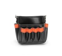 Dickly Electrician Waist Pouch Tool Belt Pouch Tool Bag Work Pouch With Compact Shape And Open Top In Microfiber Leather Suitable for Electrical Projects Household Fixes Tight Area Work Daily Use
