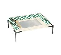 Dickly Elevated Pet Bed with Pillow, Practical, Breathable, Non-slip, Cooling, Ideal for Outdoor Activities Such As Camping And Hiking, U Shape Large