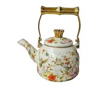 Dickly Enamel Tea Kettle, Kettle, Teapot, Coffee Pot for Household, Kitchen, Office, Restaurant, 1.5L