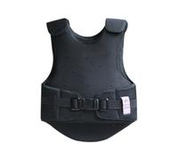 Dickly Equestrian Vest Horse Riding Protector Vest Ventilated Surface EVA Cotton Nylon Close Secure Fit suitable for daily riding schooling trail riding , Black Upgraded , L