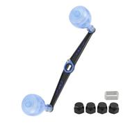 Dickly Fishing Reel Handle Crank Arm Knob Replacement Aluminum Alloy Body And Acrylic Knobs For Balanced Feel And Consistent Casting Suitable for DIY Setup, Blue, 130mm