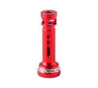 Dickly Fishing Reel Stand, Hollow, Screw-in, Easy to Install, Protects The Reel From Stones, Metal Balance Bar, Red