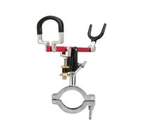 Dickly Fishing Rod Holder Boat Mount Rod Rack Clamp Bracket With Adjustable Arm And Tightening Knobs In Stainless Steel And Iron For Rails Suitable for , 60mm Tube , style to 8