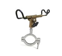 Dickly Fishing Rod Holder Boat Mount Rod Rack Clamp Bracket With Adjustable Arm And Tightening Knobs In Stainless Steel And Iron For Rails Suitable for , 50mm Tube , style to 9
