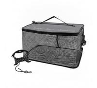 Dickly Floating Fishing Net Fish Keep Net With Strap Buoyant Landing Net Cage With Zipper Cover Basket Reinforced Border For Boat Lake River Fishing Camping Giving, Large 40