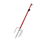 Dickly Ground Fishing Rod Holder, Fishing Rod Holder, Stable, Portable, Multifunctional Inserts for Hiking, Garden, Camping, Red