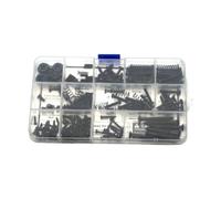 Dickly Guitar Hardware Kit with Mounting Screws for Neck Plate And Switch, Black