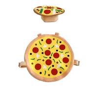 Dickly Halloween Pizza Costume Hat Set Cosplay Headgear for Role Playing, for Kids