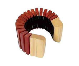 Dickly Hardwood Kokiriko Sound Effect Instrument, Wooden Percussion Instrument with Rattle Effect, Orff Musical Instrument, Musical Toys Sensory Toys for Boys Girls Gift