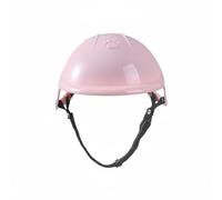 Dickly Industrial Headwear Pet Helmet Dog Cat Hat Cap With Shielded Pc Foam Padding Adjustable Nylon Strap Ear Hole Design Suitable for motorcycle rides trips outdoor walks, Pink, L