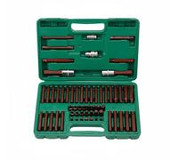 Dickly Industrial Hex Wrench Set Socket Driver Kit Bit Range S2 Alloy Steel with Serrated Square Security Profiles for Auto Service Garage Maintenance Machinery Work