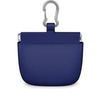 Dickly Industrial Pouch Pet Treat Pouch Training Bag Snack Holder Silicone Waterproof Keeps Treats Fresh Quick Pull Tab Clip To Belt Or Bag Suitable for, Dark Blue Silicone