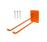 Dickly Industrial Rack Wall Mount Tool Organizer Hook Hanger Storage Holder with Medium Carbon Steel Frame and Double Prong Design Suitable for Garage Workshop Basement shed, Org Po Bag No Label