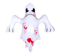 Dickly Inflatable Festival Ornament Hanging Decoration Fun Figure Up with Included 2M Rope Suitable, Red Palm Ghost