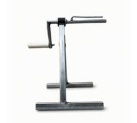 Dickly Irrigation Hose Reel Metal Hose with Hand Crank Manual Retrieval Foldable Compact Garden Hose Holder Straight Spindle Neat Storage Suitable