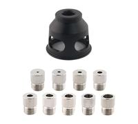 Dickly Jig Hole Self-Centering Drill Guide Set with Drill Bushing Positioning Tool, Black