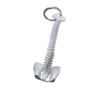 Dickly Keychain with Human Spine Skeleton, Collectible, PVC, Decorative, Miniature Model of The Human Spine, Biology, White
