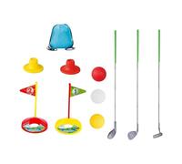 Dickly Kids Golf Club Set with A Carrying Bag, with Balls, Sports Toys, Mini Golf Kit for Children, Interior, Garden, Birthday, Birthday, Grey