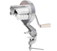 Dickly Manual Pasta Maker Noodle Roller Cutter Hand Crank Compact Vertical with Secure Clamp for Homemade Cooking Family Kitchens
