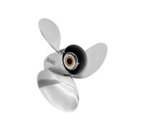 Dickly Marine Engine Propeller Stainless Steel Boat Propeller With Splined Hub For Outboards Motor 35-65 Power Level Watercraft Propulsion System Upgrade Part For Routine Maintenance, 21 Inch