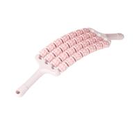 Dickly Massage Roller Sticks, Manual Massager for Body and Muscles, Use in The Fitness Area, Neck and Arms, Pink