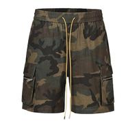 Dickly Men's Cargo Shorts Trendy Beach Shorts for Sports Leisure Time Hiking Picnic, M Dark Green